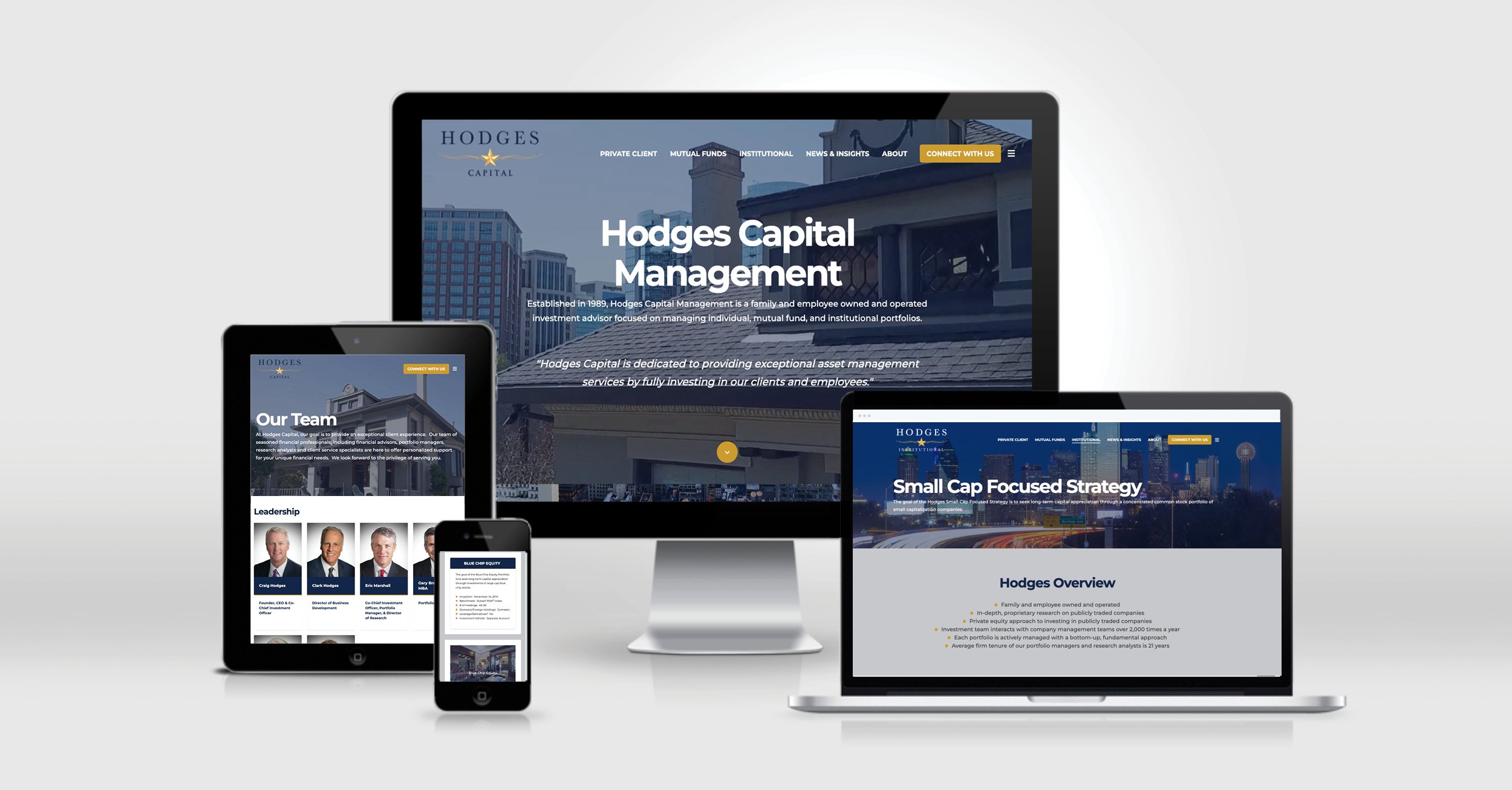 Announcing the New Hodges Capital Management Web Site